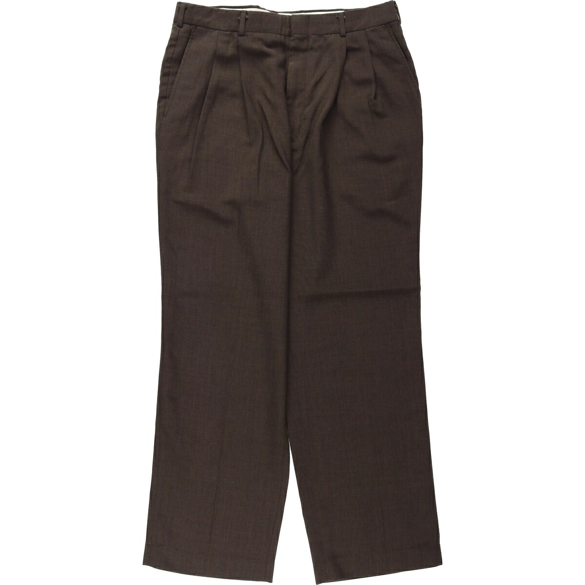 TOWNCRAFT/タウンクラフト Pleated Trousers スラックスパンツ