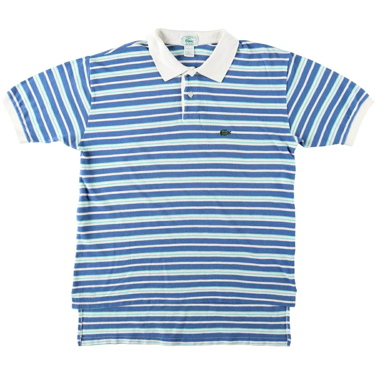 LACOSTE/ラコステ IZOD 半袖 ボーダー ポロシャツ