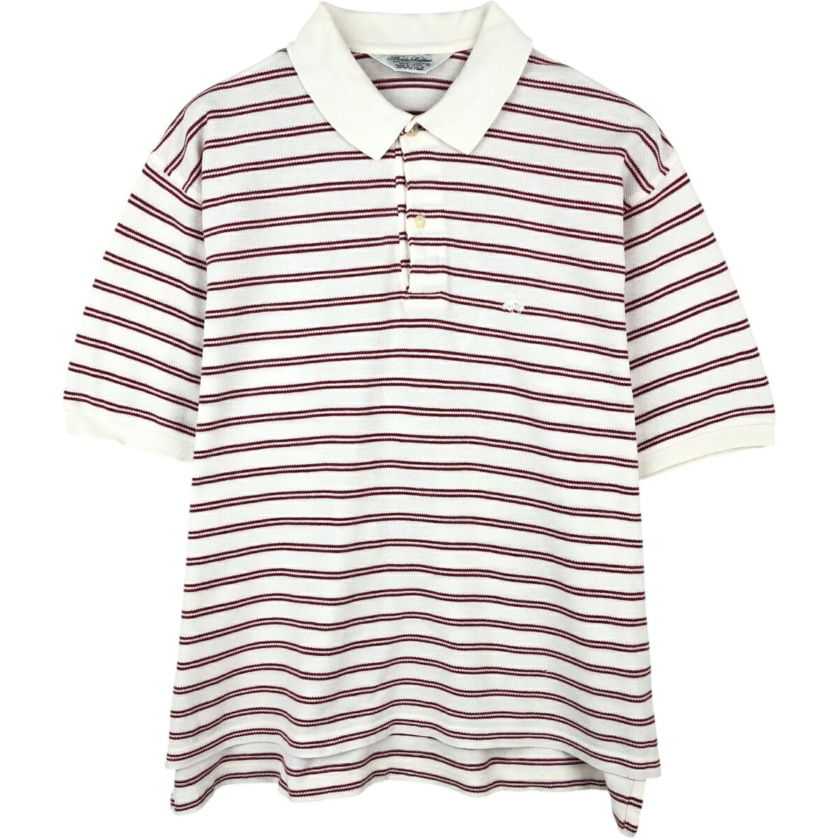 Brooks Brothers/ブルックスブラザーズ Golden Fleece 半袖 ボーダー ポロシャツ