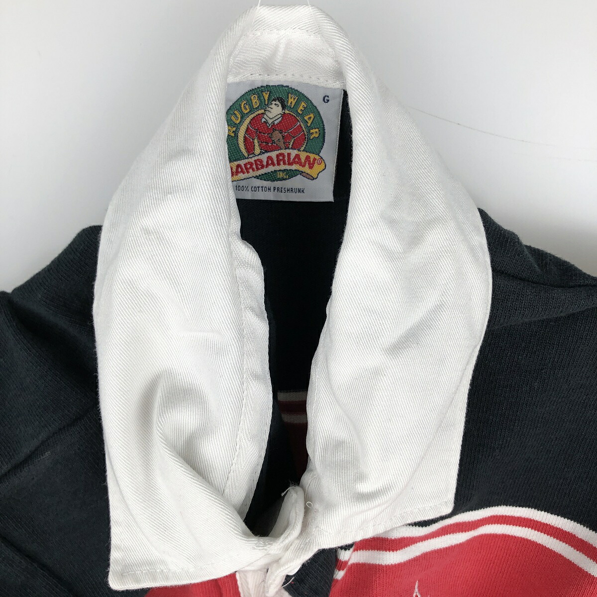 Barbarian/バーバリアン RUGBY WEAR 半袖 ラガーシャツ