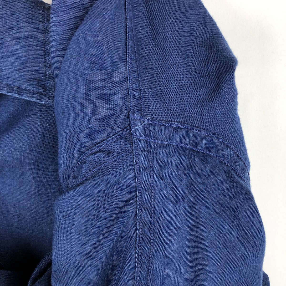 NAUTICA/ノーティカ 半袖 オープンカラー リネンシャツ
