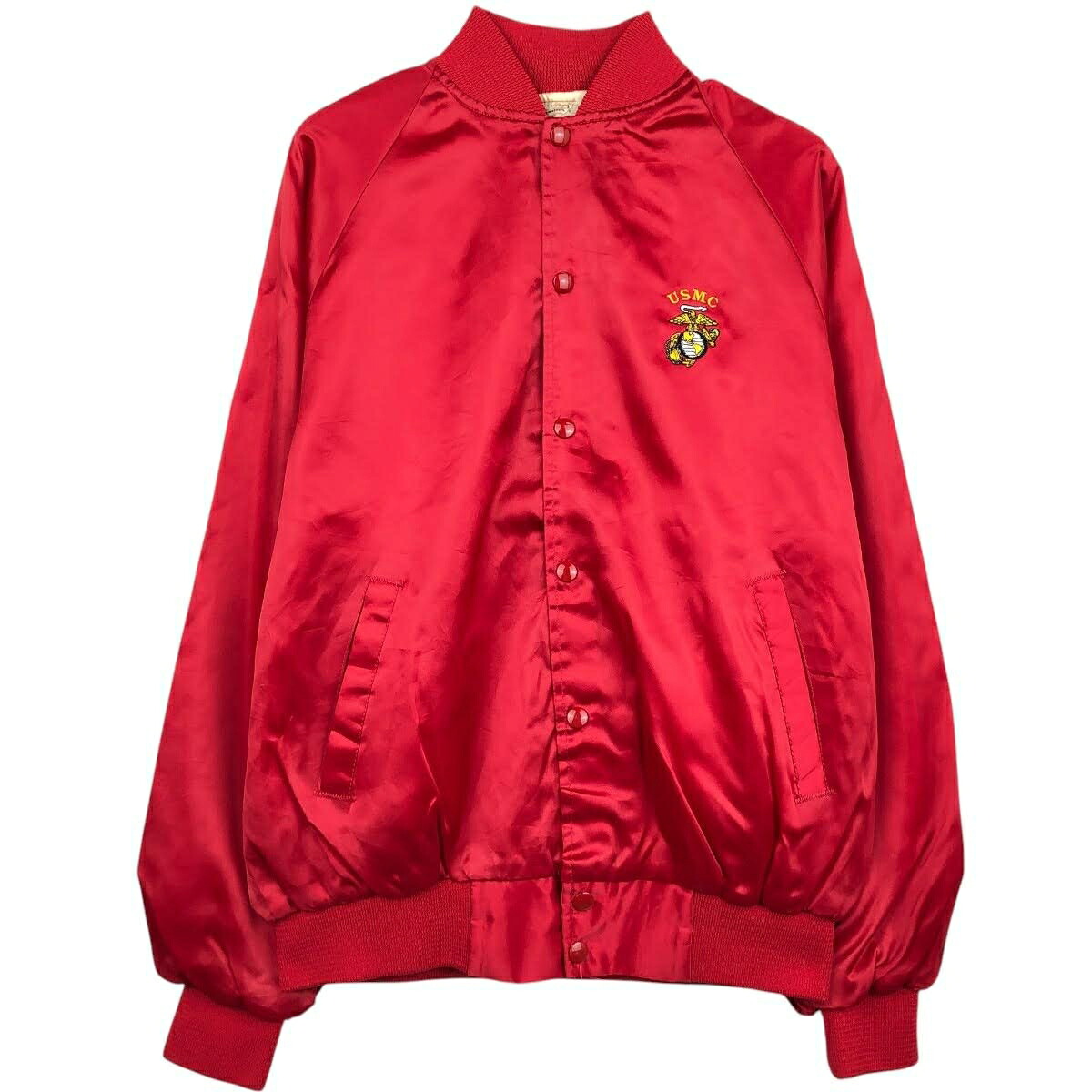 Auburn Sportswear USMC ナイロンスタジャン アワードジャケット バーシティジャケット