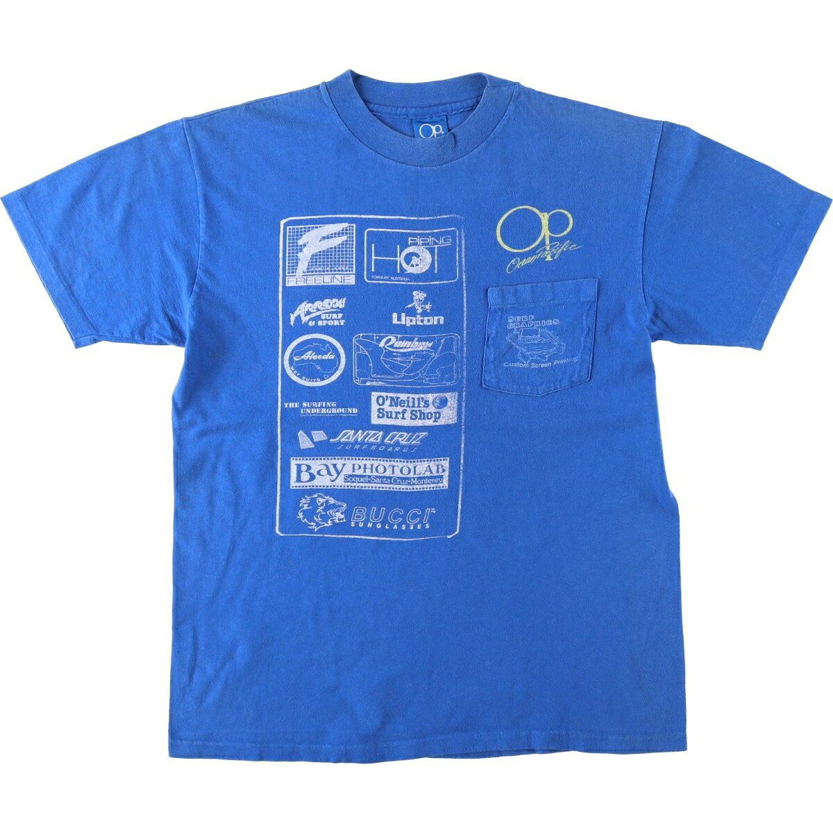 Ocean pacific/オーシャンパシフィック 青タグ サーフ スケートTシャツ
