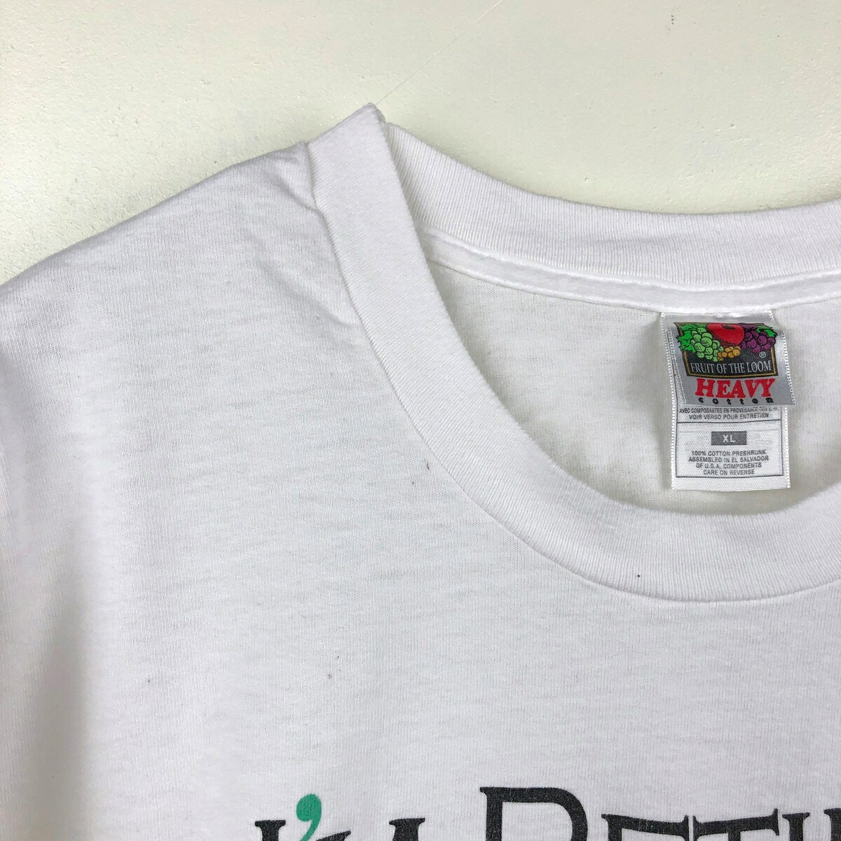 古着 90年代 フルーツオブザルーム FRUIT OF THE LOOM Peacock Papers プリントTシャツ メンズXL相当 ヴィンテージ /eaa636879 【中古】 【261016】