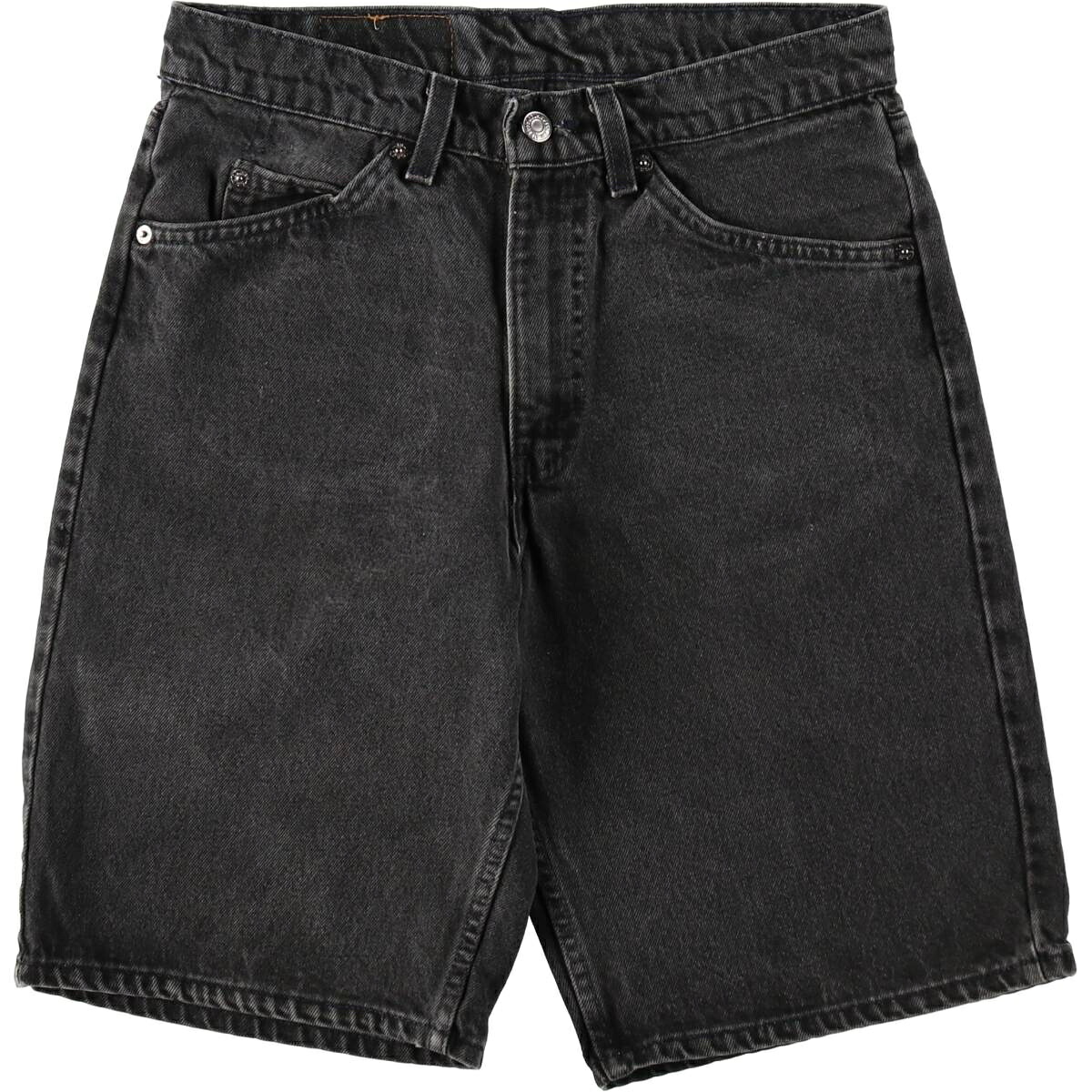 Levi's/リーバイス 550 RELAXED FIT ブラックデニムショーツ ショートパンツ