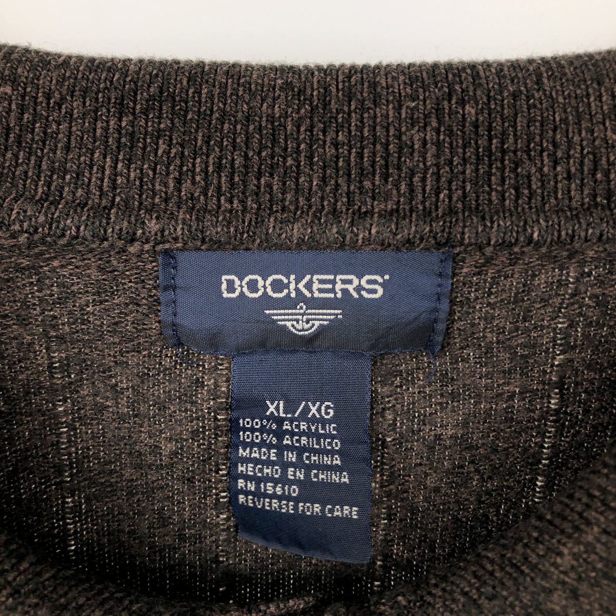 古着 ドッカーズ DOCKERS ポロニットセーター メンズXL相当 /eaa637174 【中古】 【260514】