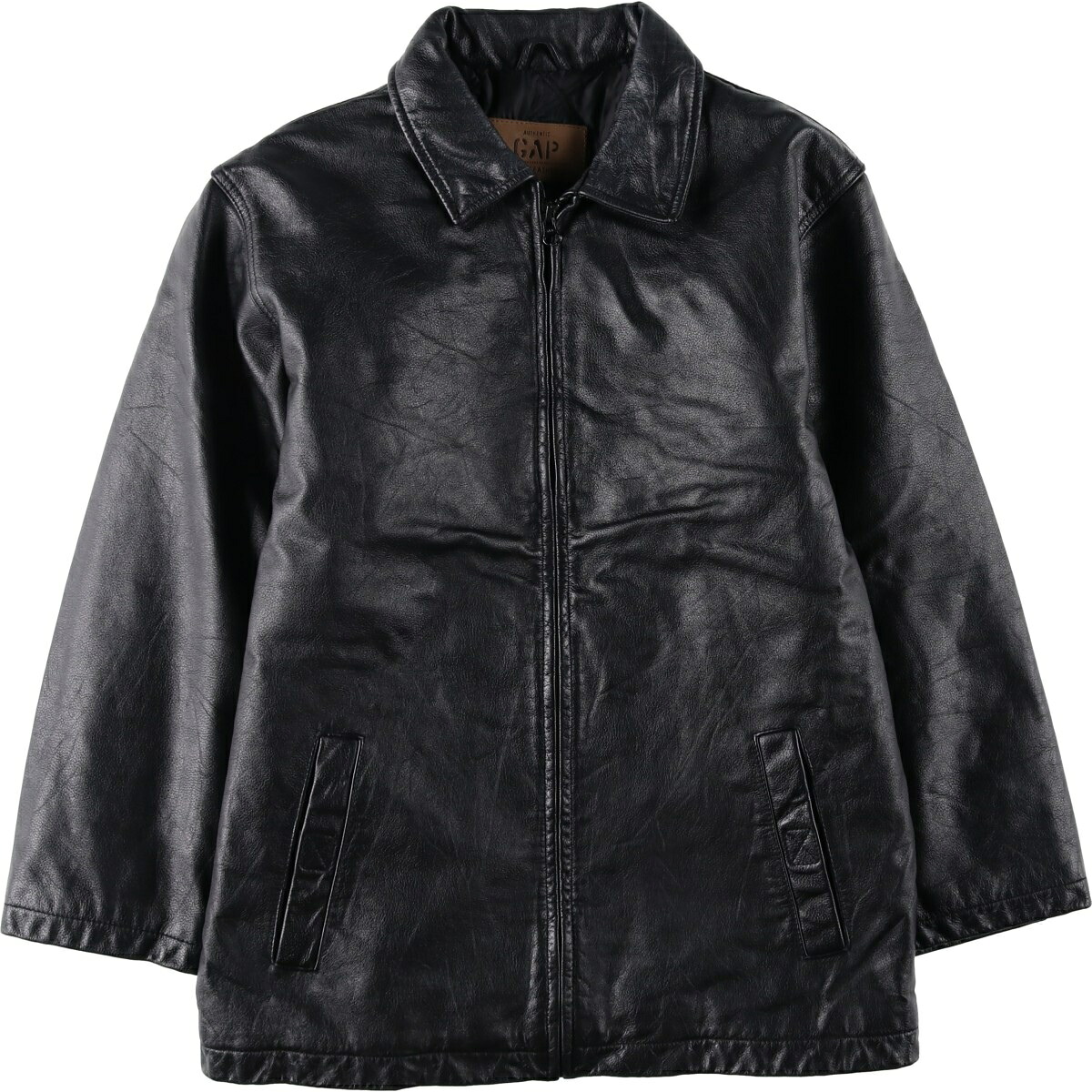 GAP/ギャップ FINE LEATHER レザーブルゾンジャケット