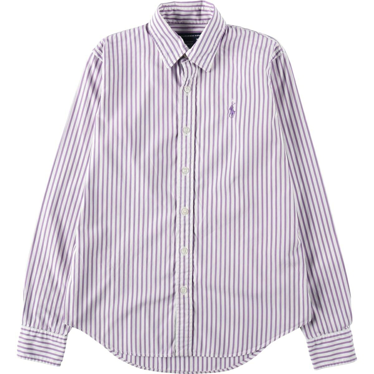 Ralph Lauren/ラルフローレン RALPH LAUREN SPORT SLIM FIT 長袖 コットンストライプシャツ