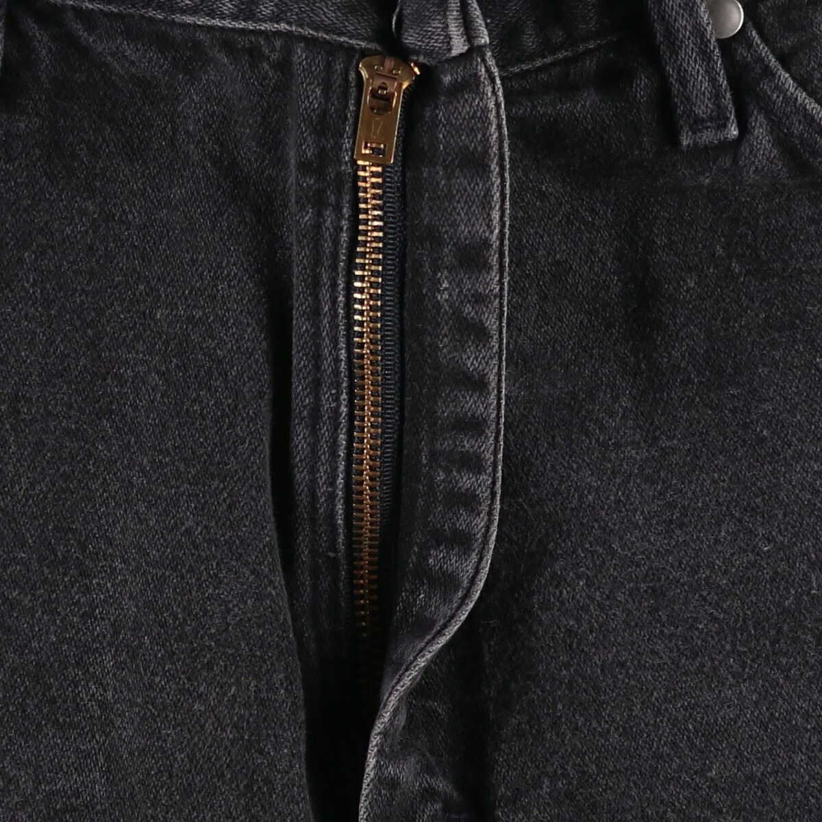 Wrangler/ラングラー ブラックデニム ストレートデニムパンツ