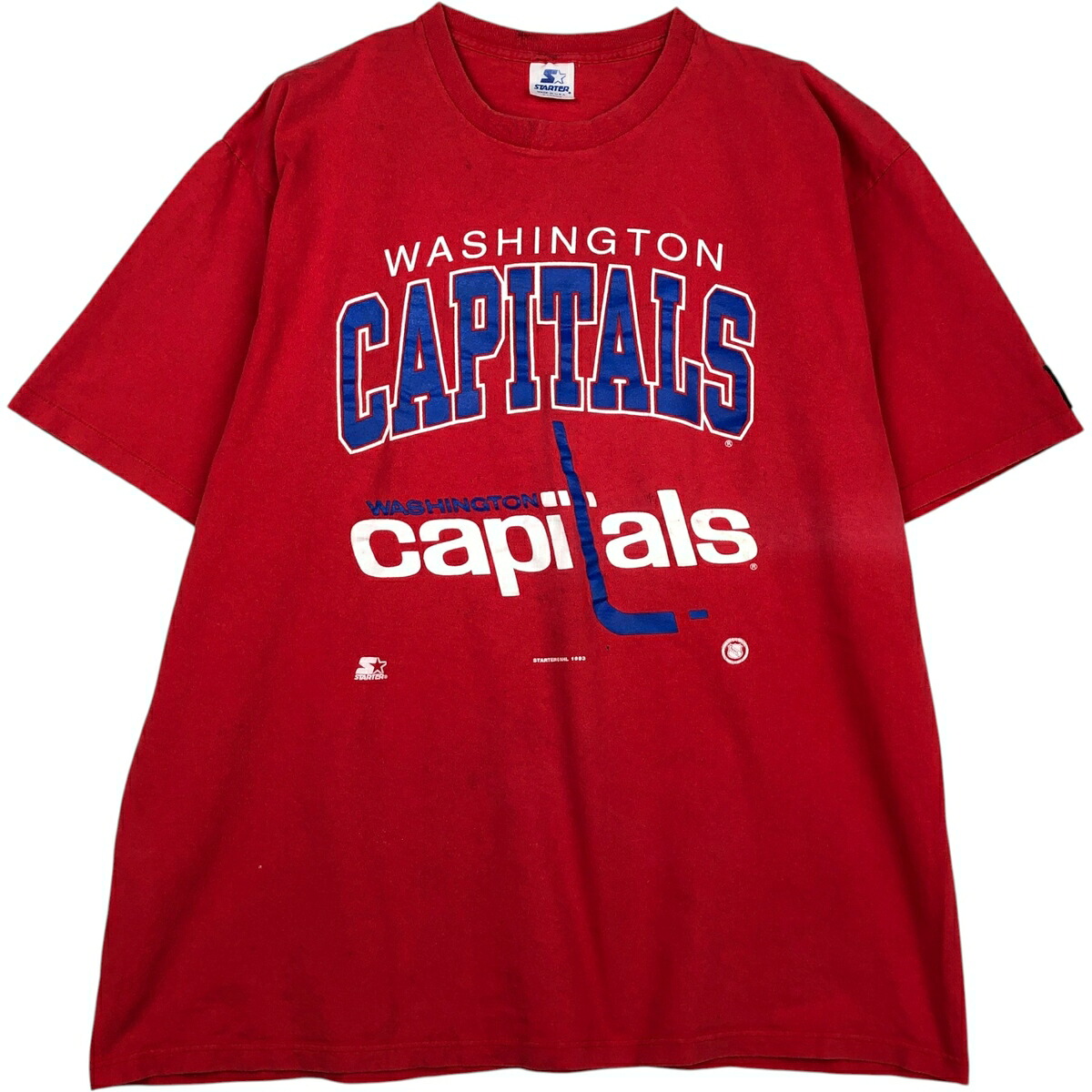 Starter/スターター NHL WASHINGTON  CAPITALS ワシントンキャピタルズ スポーツプリントTシャツ