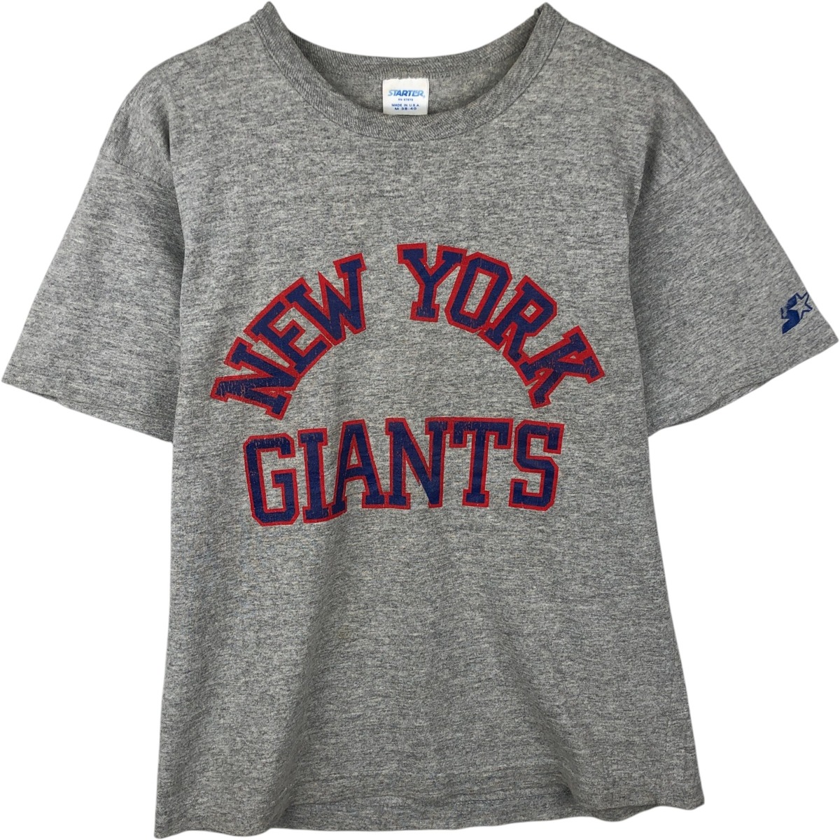 Starter/スターター NFL NEW YORK GIANTS ニューヨークジャイアンツ ロゴプリントTシャツ