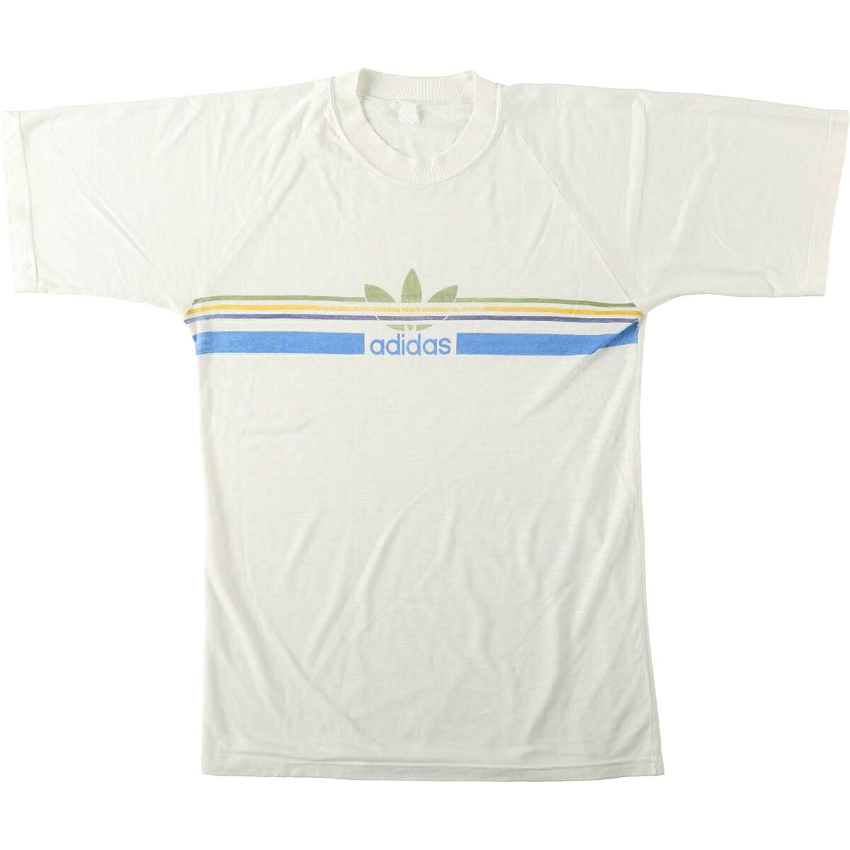 adidas/アディダス トレフォイルロゴ ロゴプリントTシャツ