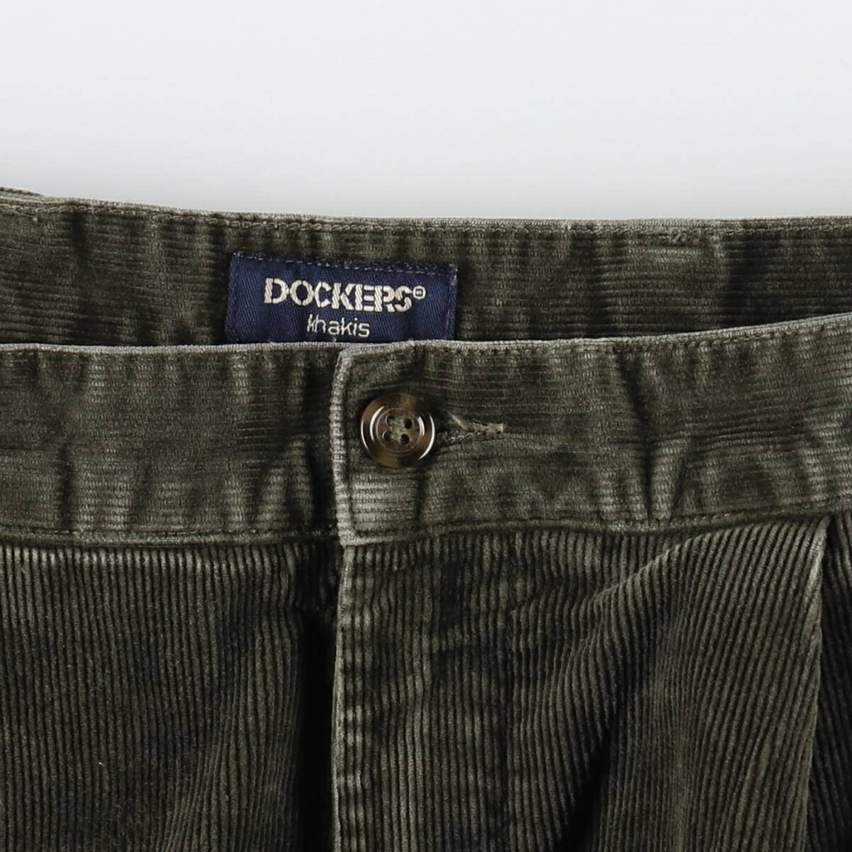 古着 ～00年代 ドッカーズ DOCKERS KHAKIS CLASSIC FIT ツータック コーデュロイパンツ メンズw32相当 /eaa639672 【中古】 【260531】