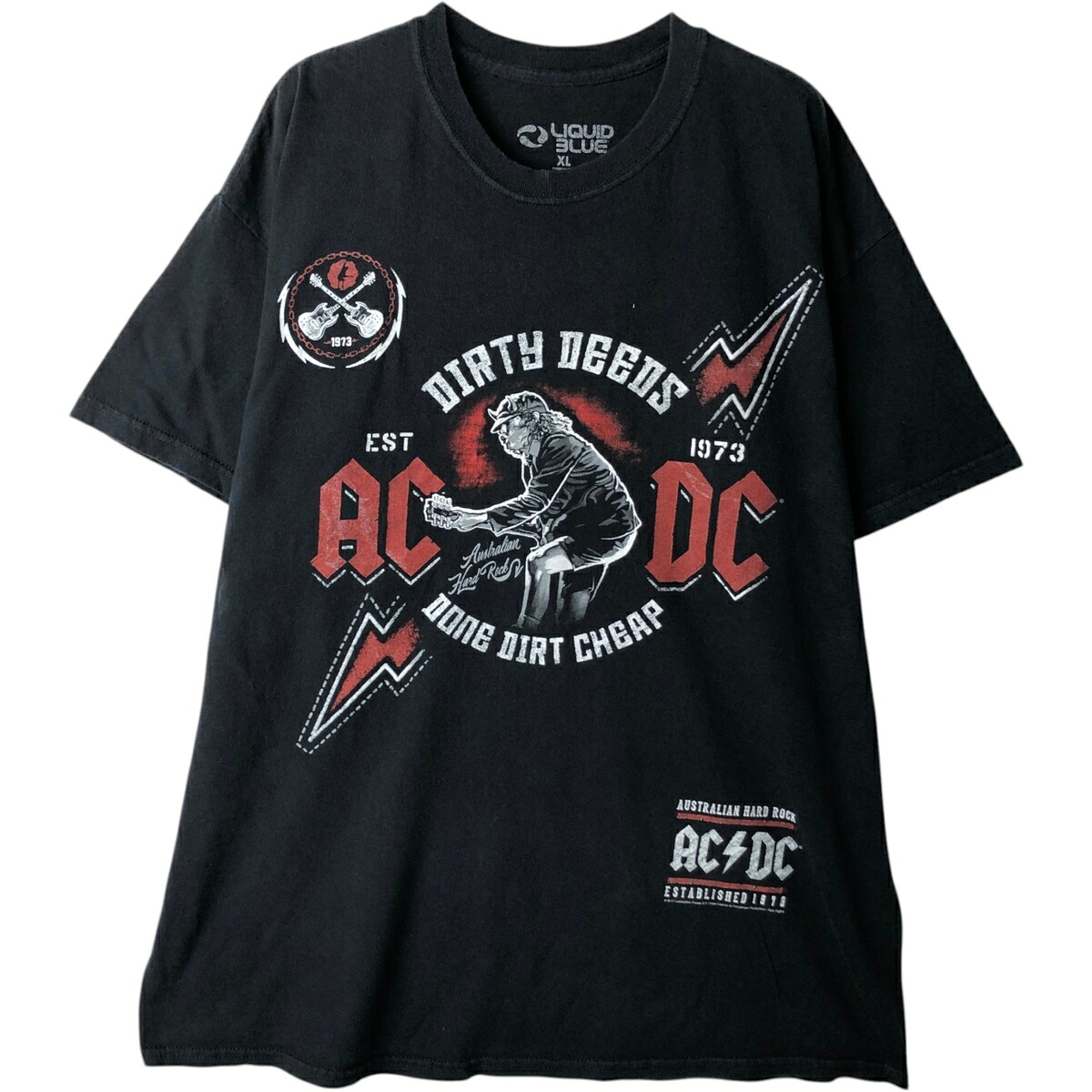 LIQUID BLUE/リキッドブルー AC/DC エーシーディーシー バンドTシャツ バンT