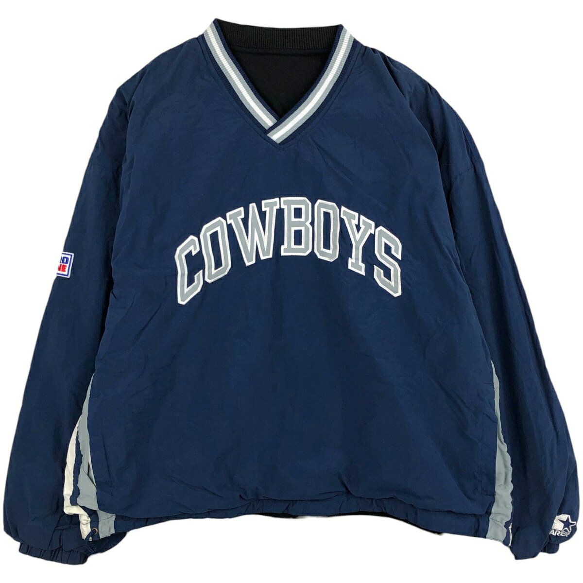 Starter/スターター NFL DALLAS COWBOYS ダラスカウボーイズ ナイロンプルオーバー