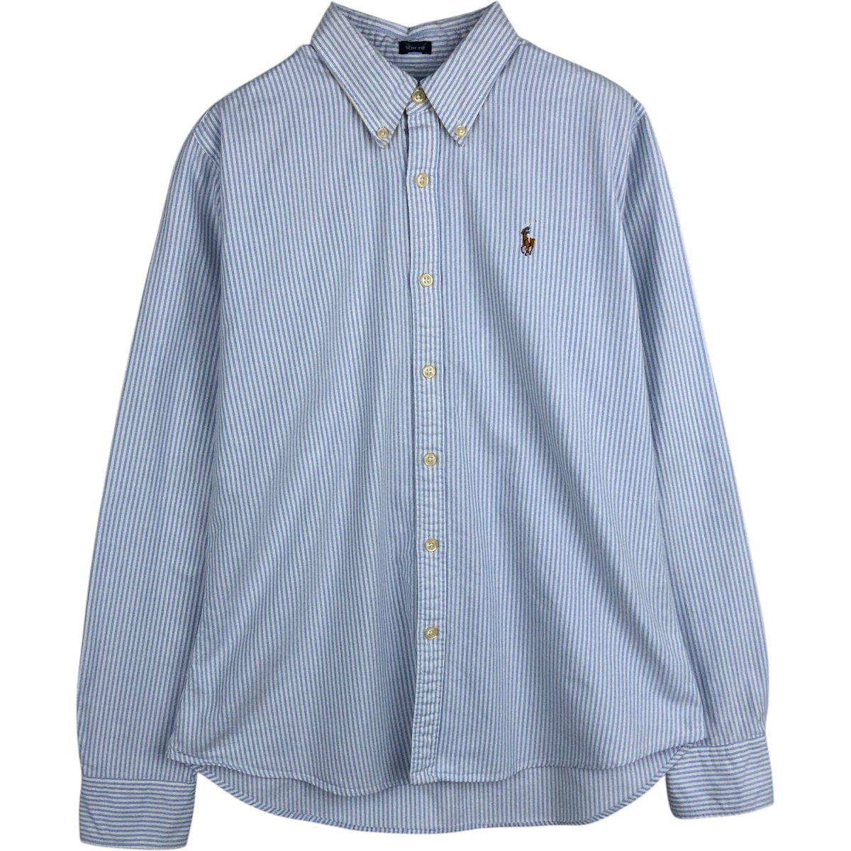 Ralph Lauren/ラルフローレン SLIM FIT スリムフィット 長袖 ボタンダウンストライプシャツ