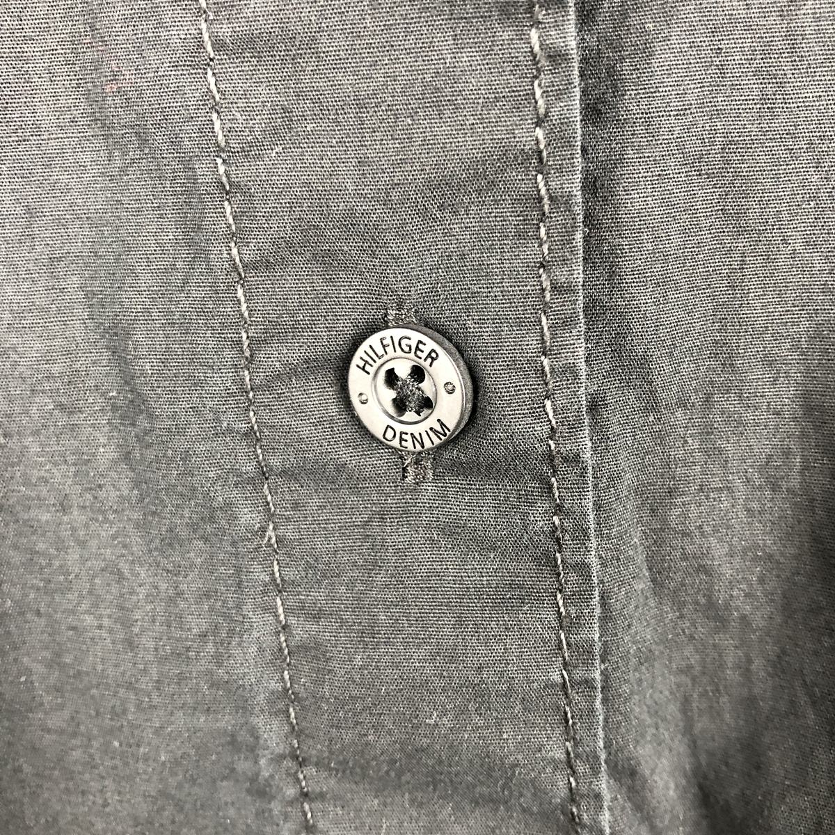 TOMMY HILFIGER/トミーヒルフィガー DENIM 長袖 コットンシャツ