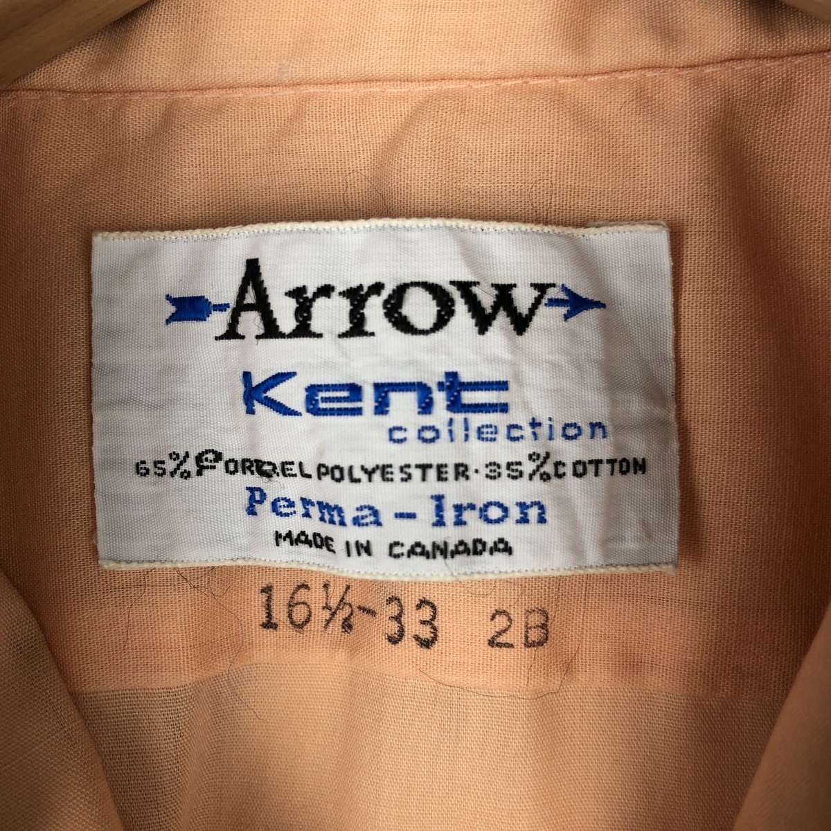 Arrow/アロー Kent 長袖 ポリシャツ