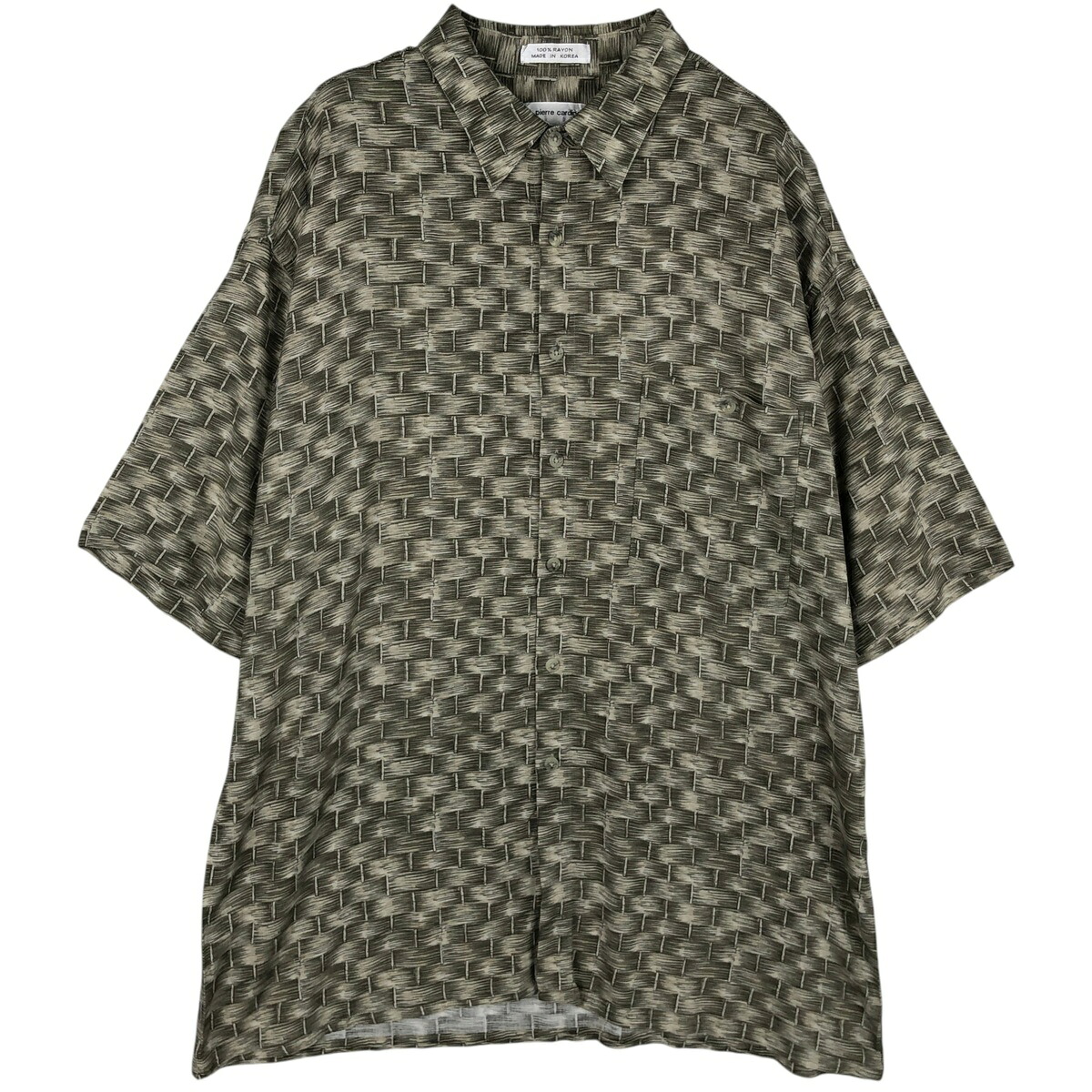 Pierre Cardin/ピエールカルダン 半袖 レーヨンシャツ