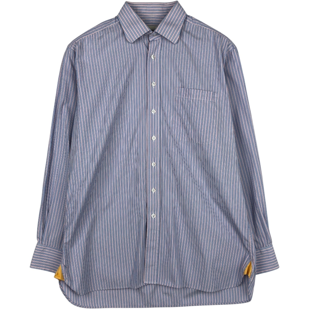 Aquascutum/アクアスキュータム 長袖 コットンストライプシャツ