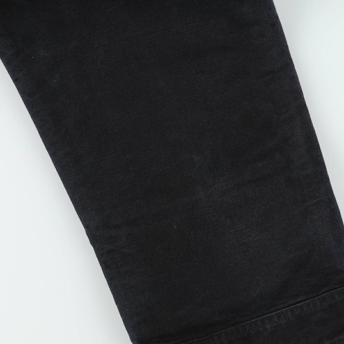 古着 カーハート Carhartt RELAXED FIT ダブルニー ブラック ダック オーバーオール メンズw36相当 /eaa633595 【中古】 【260503】