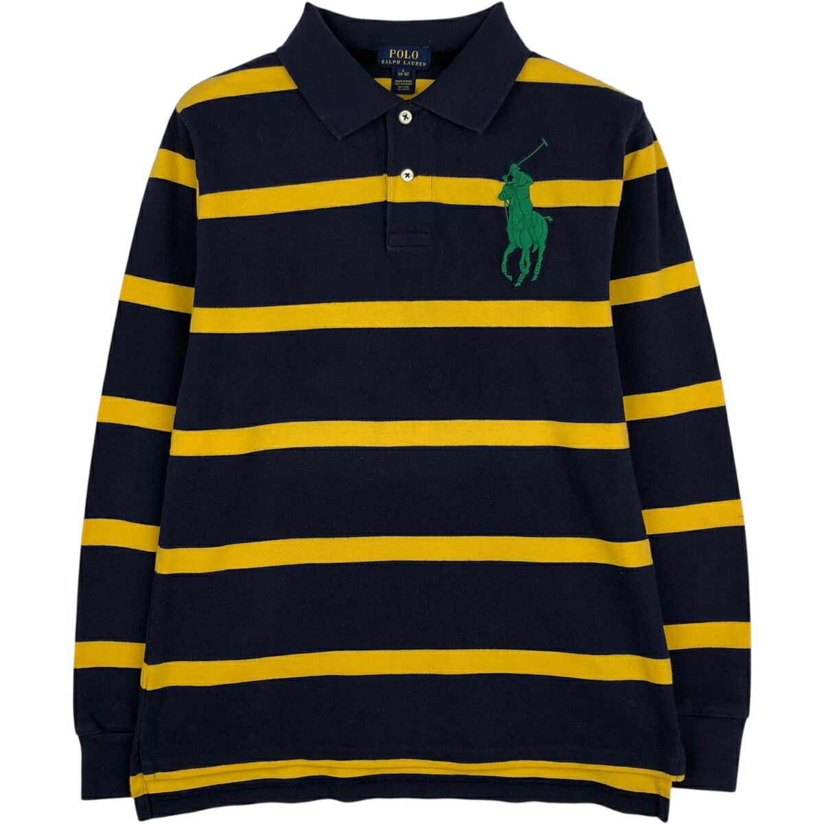 Ralph Lauren/ラルフローレン POLO RALPH LAUREN 長袖 ボーダー ポロシャツ