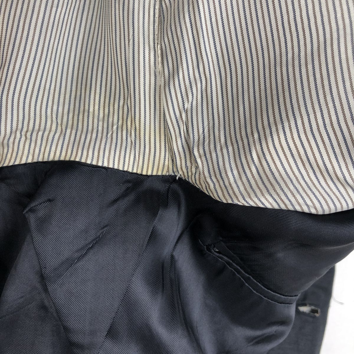 古着 アクアスキュータム Aquascutum リネンテーラードジャケット メンズXL相当 /eaa644016 【中古】 【260517】