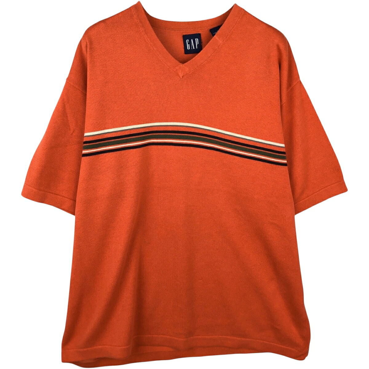 GAP/ギャップ オールドギャップ Vネック 半袖 コットンニットセーター