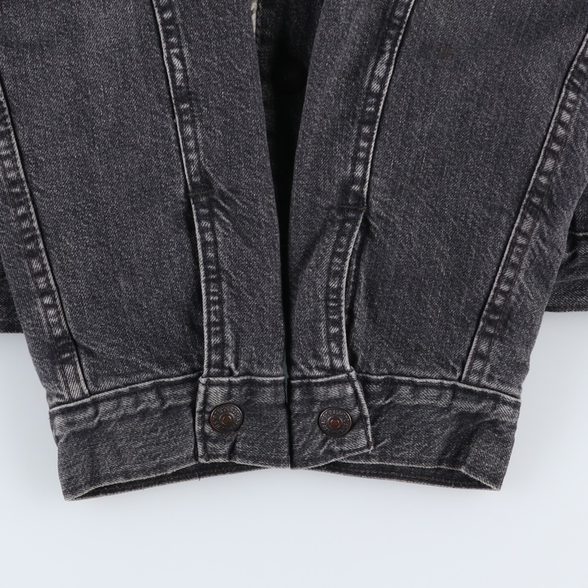 Levi's/リーバイス LEVI'S PREMIUM ブラックデニムボアジャケット