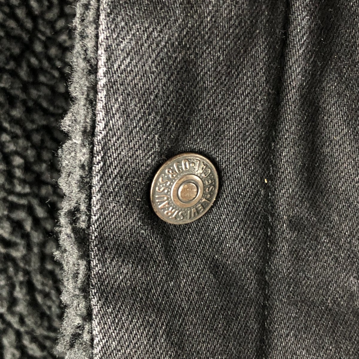 Levi's/リーバイス LEVI'S PREMIUM ユーロモデル ブラックデニムボアジャケット