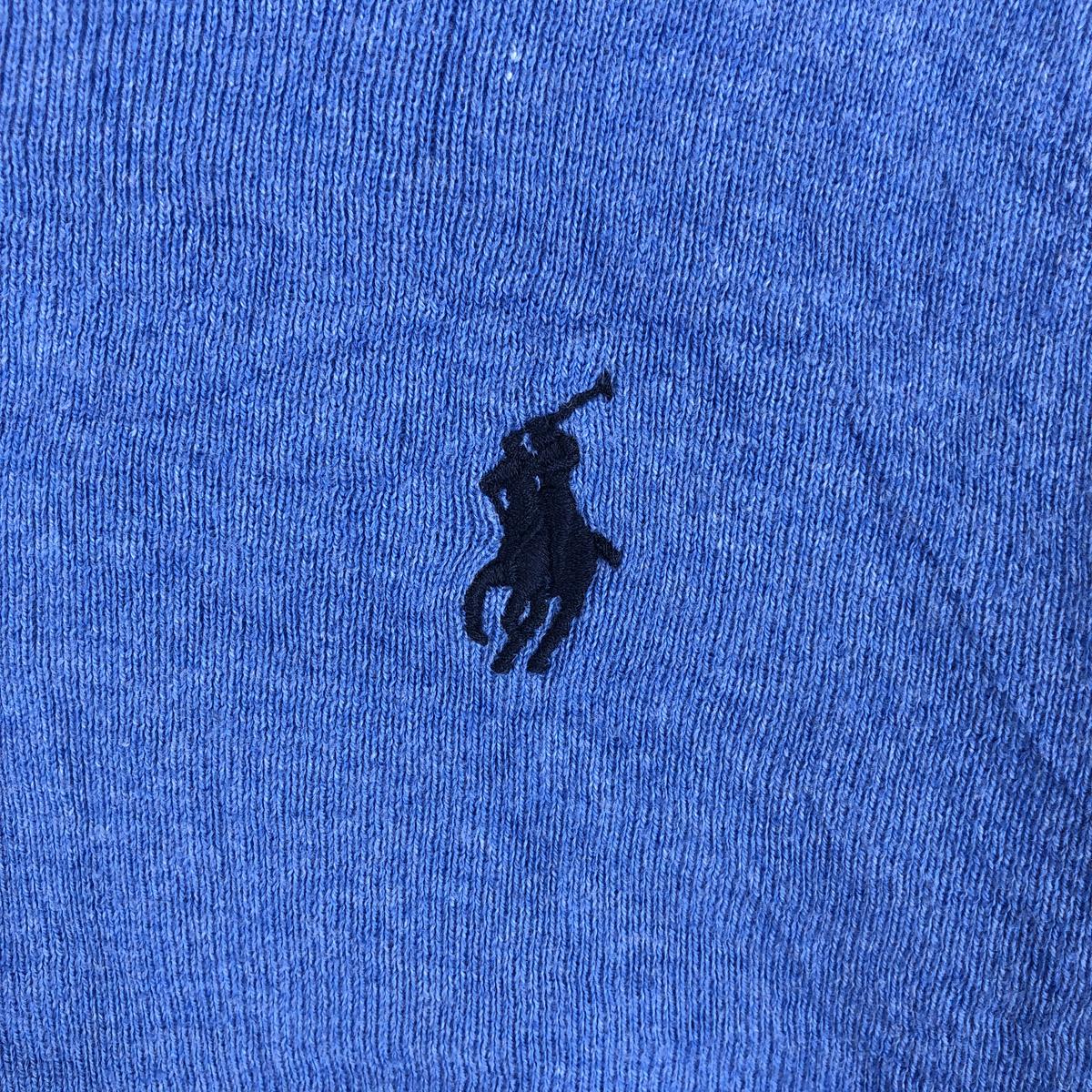 古着 ラルフローレン Ralph Lauren POLO RALPH LAUREN Vネック ピマコットンニットセーター メンズXL相当 /eaa645889 【中古】 【260523】