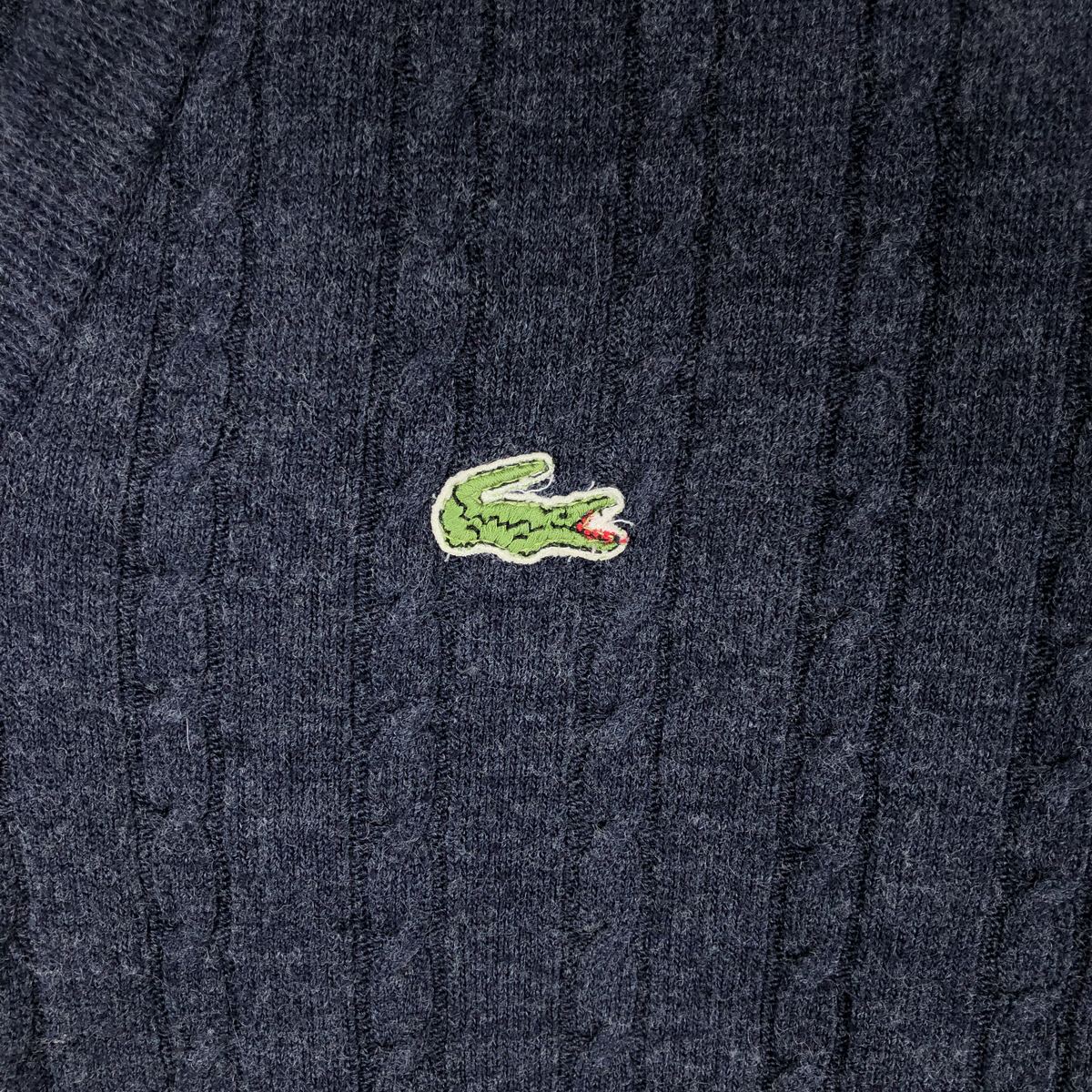 LACOSTE/ラコステ IZOD Vネック ニットセーター