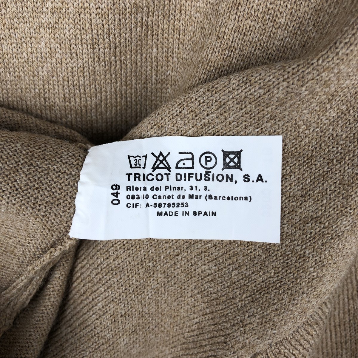 Pierre Cardin/ピエールカルダン Vネック ウールニットセーター