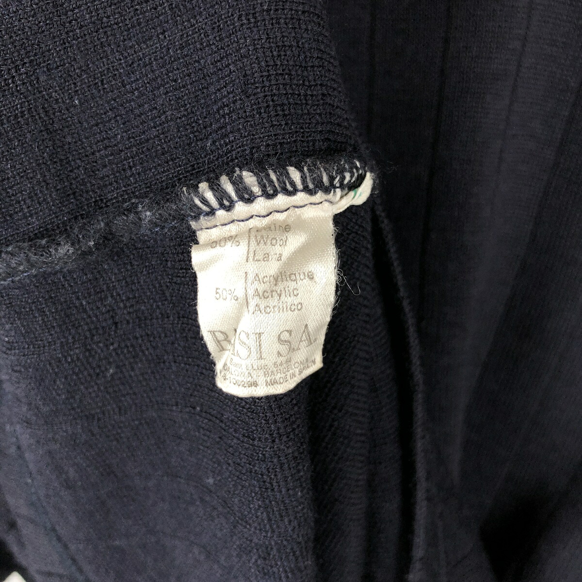 古着 ラコステ LACOSTE Vネック ウール×アクリルニットセーター スペイン製 メンズM相当 /eaa645945 【中古】 【260629】