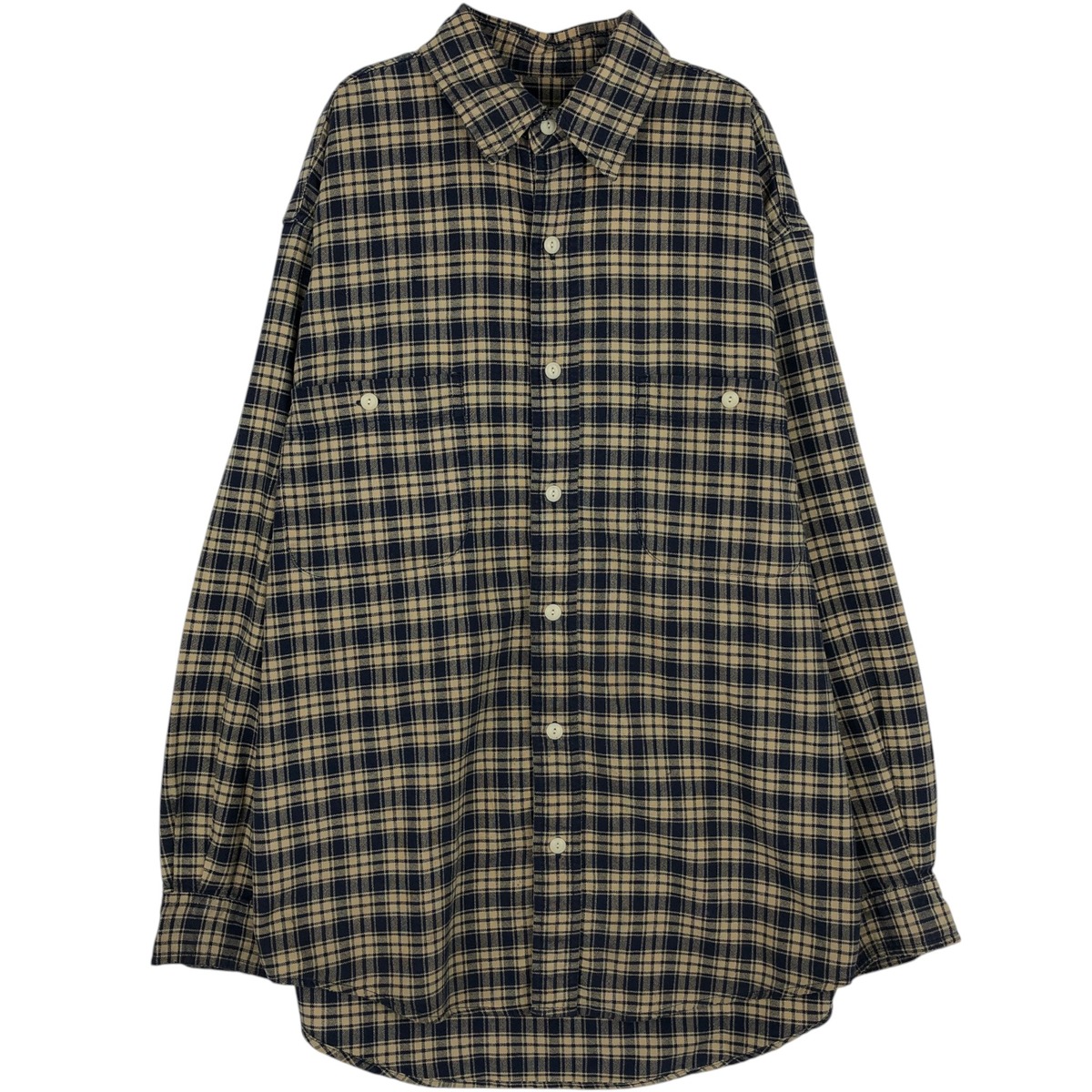 Eddie Bauer/エディーバウアー 長袖 コットンチェックシャツ