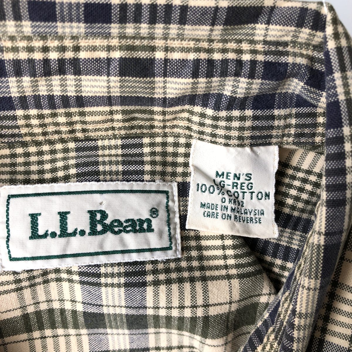 L.L.Bean/エルエルビーン 長袖 コットンチェックシャツ