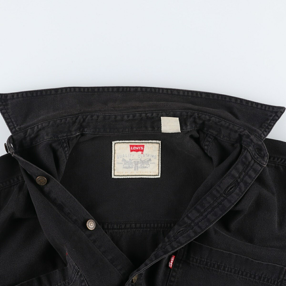 Levi's/リーバイス RED TAB 長袖 ブラックデニムシャツ