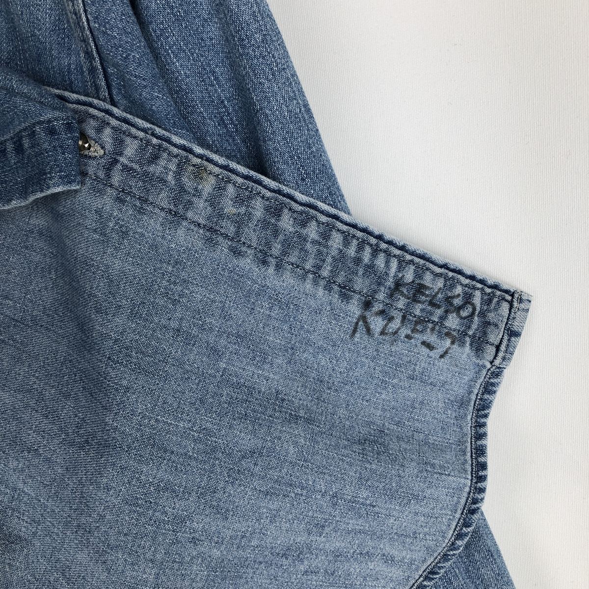 古着 90年代 ジェイクルー J.Crew 長袖 デニムシャツ メンズL相当 ヴィンテージ /eaa646675 【中古】 【260524】 【GR-NV】