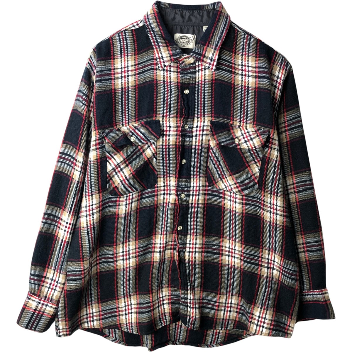 FIELDMASTER/フィールドマスター 長袖 フランネルチェックシャツ
