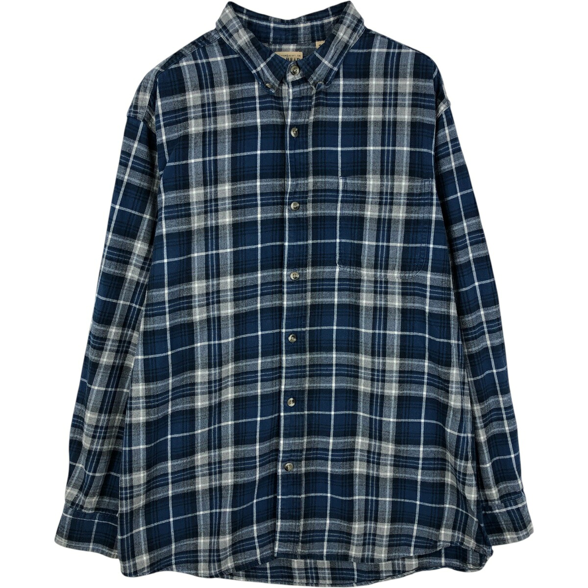 RED HEAD/レッドヘッド 長袖 ボタンダウン ライトネルチェックシャツ