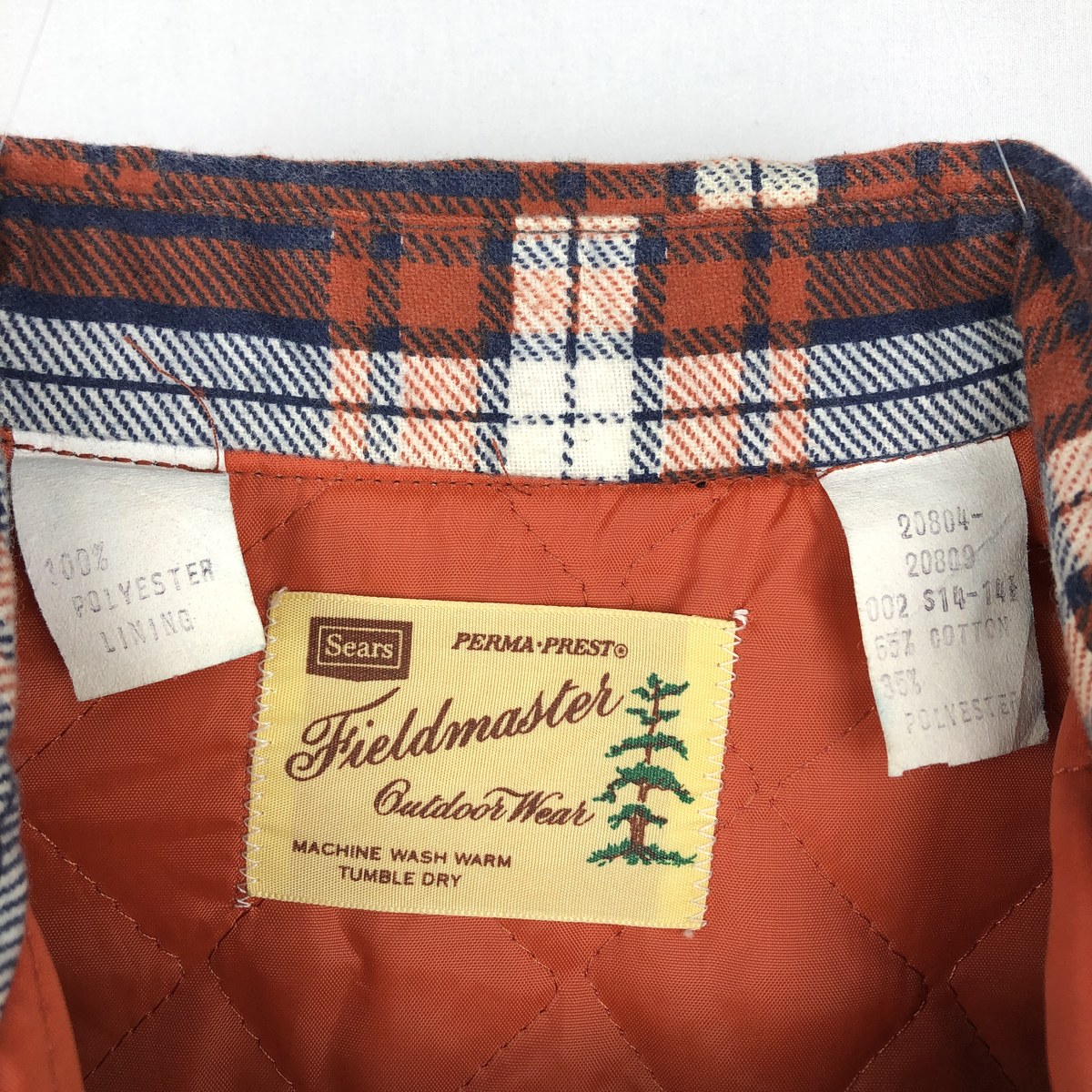 Sears/シアーズ FIELDMASTER フィールドマスター 長袖 フランネルチェックシャツ