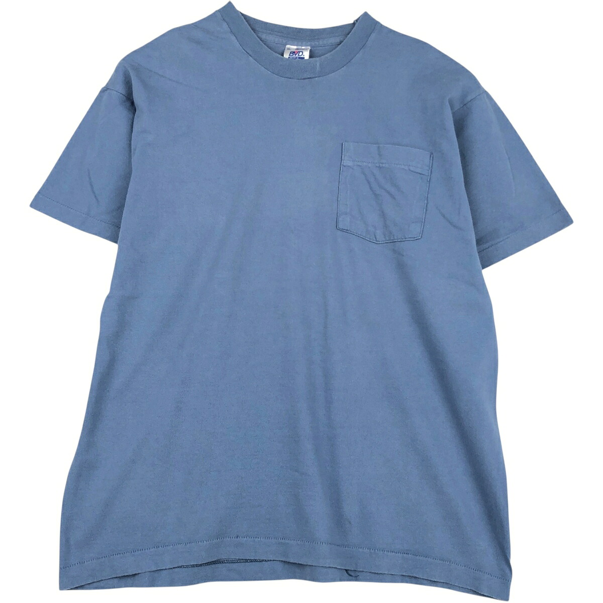BVD 無地ポケットTシャツ