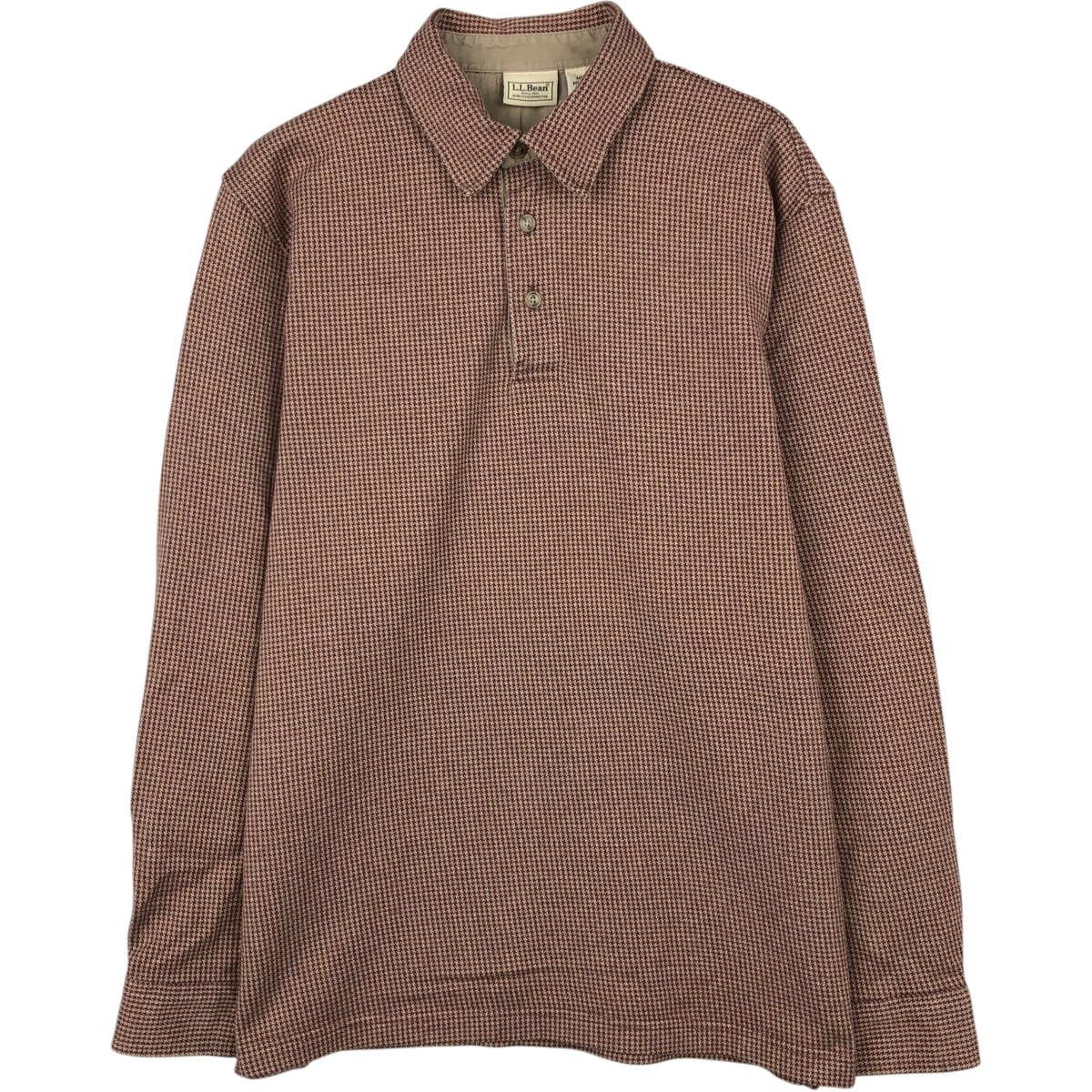 L.L.Bean/エルエルビーン 長袖 チェック ポロシャツ