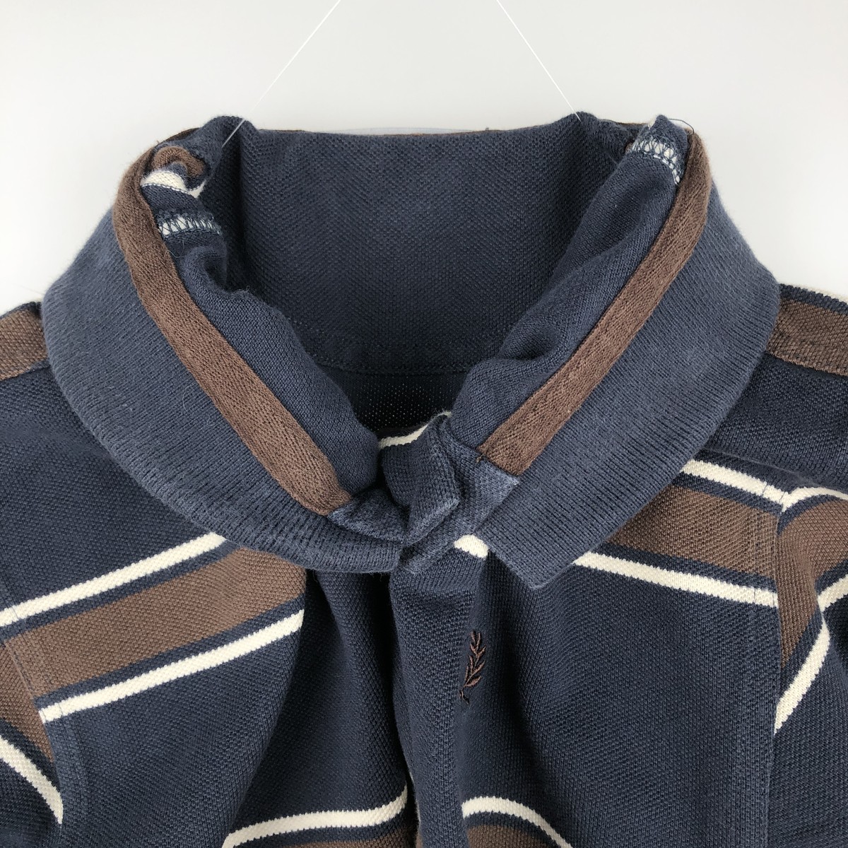 FRED PERRY/フレッドペリー 長袖 ボーダー ポロシャツ