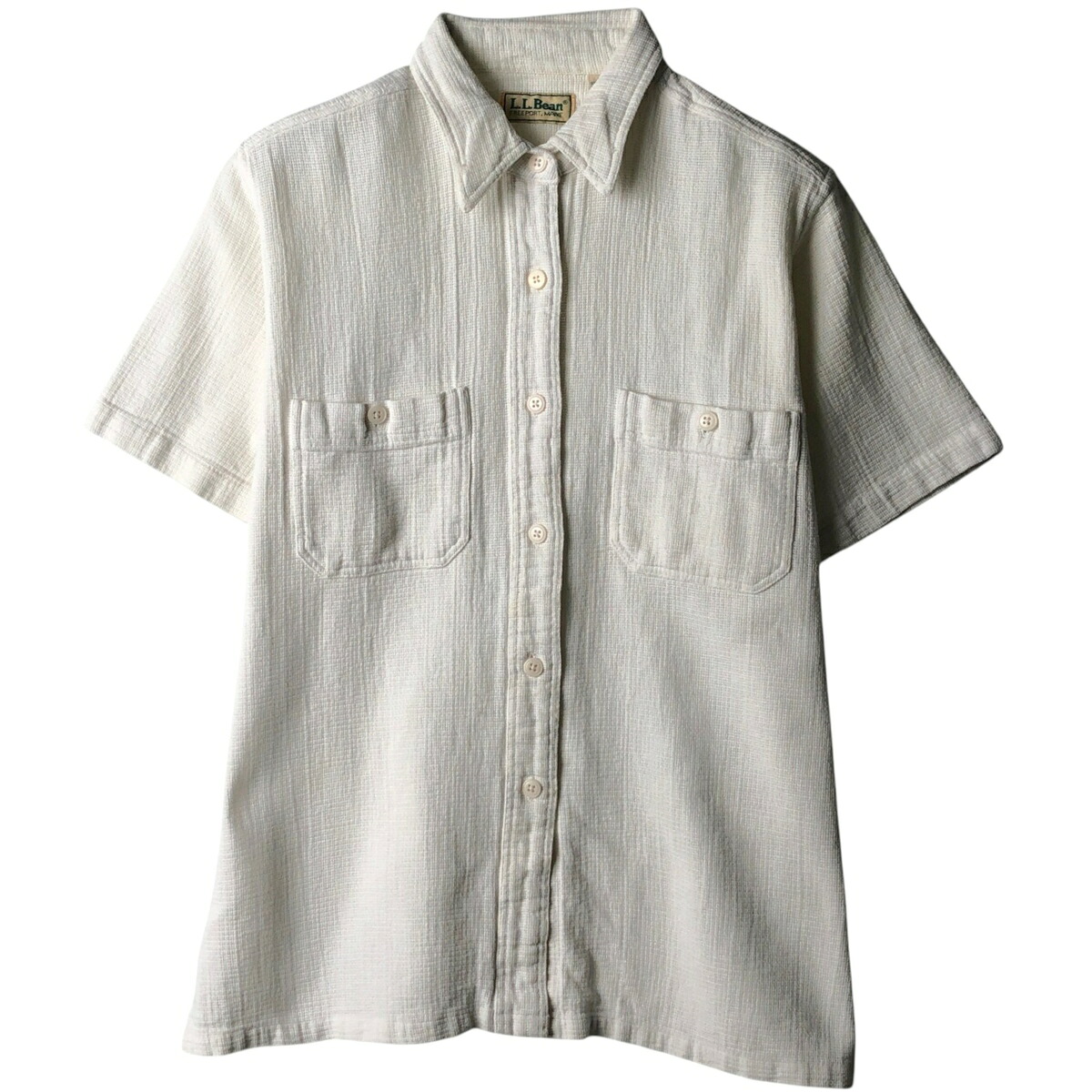 L.L.Bean/エルエルビーン 半袖 コットンシャツ