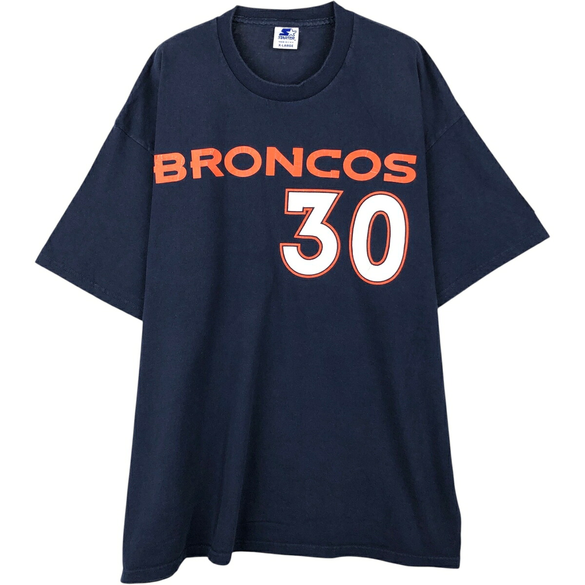 Starter/スターター NFL  DENVER  BRONCOS デンバーブロンコス スポーツプリントTシャツ