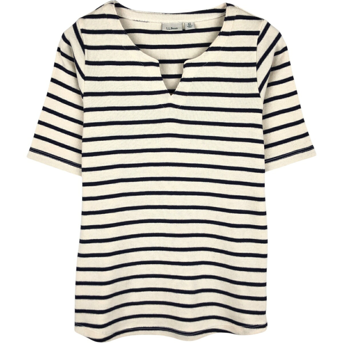 L.L.Bean/エルエルビーン 半袖 ボーダーTシャツ