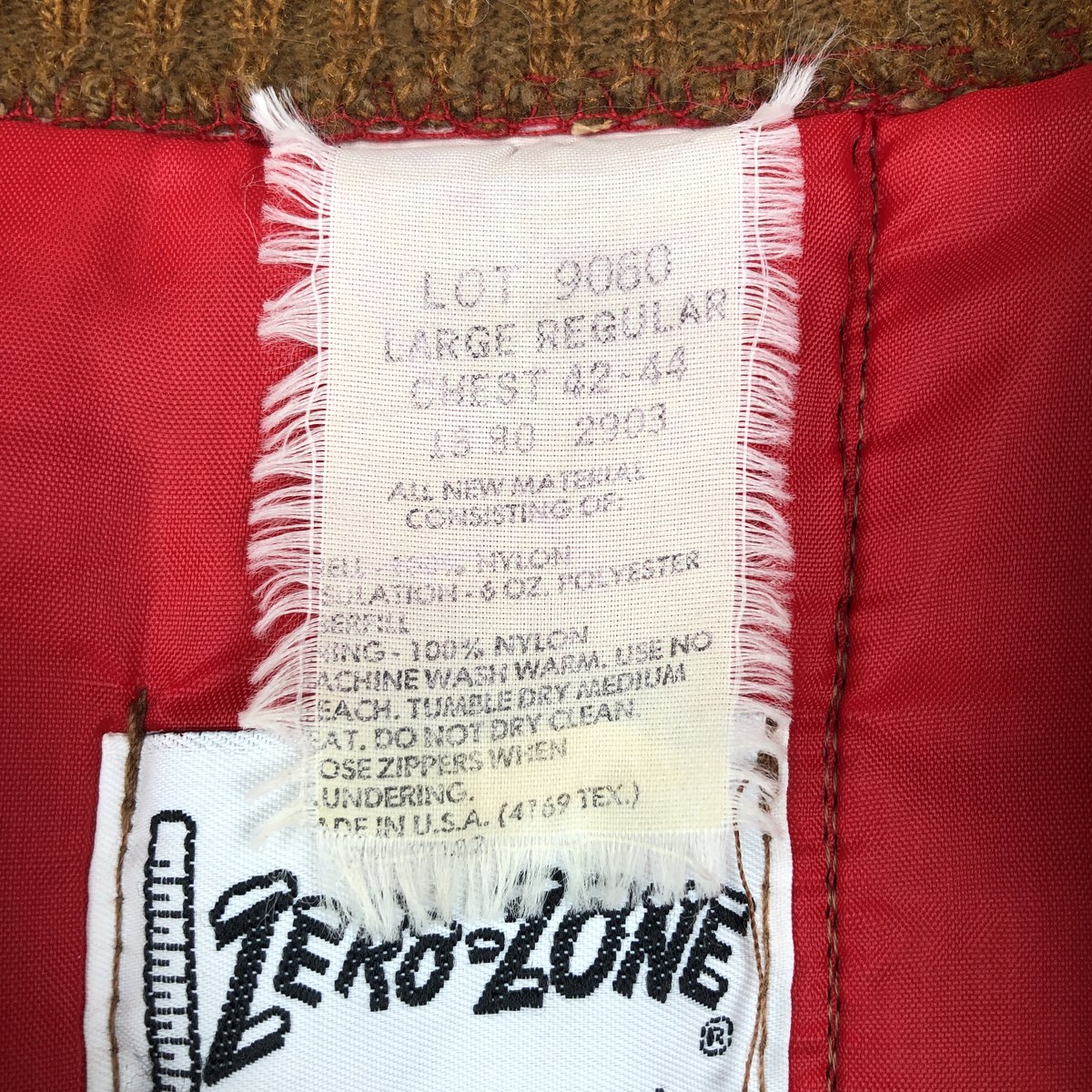 ZERO-ZONE ダックベスト