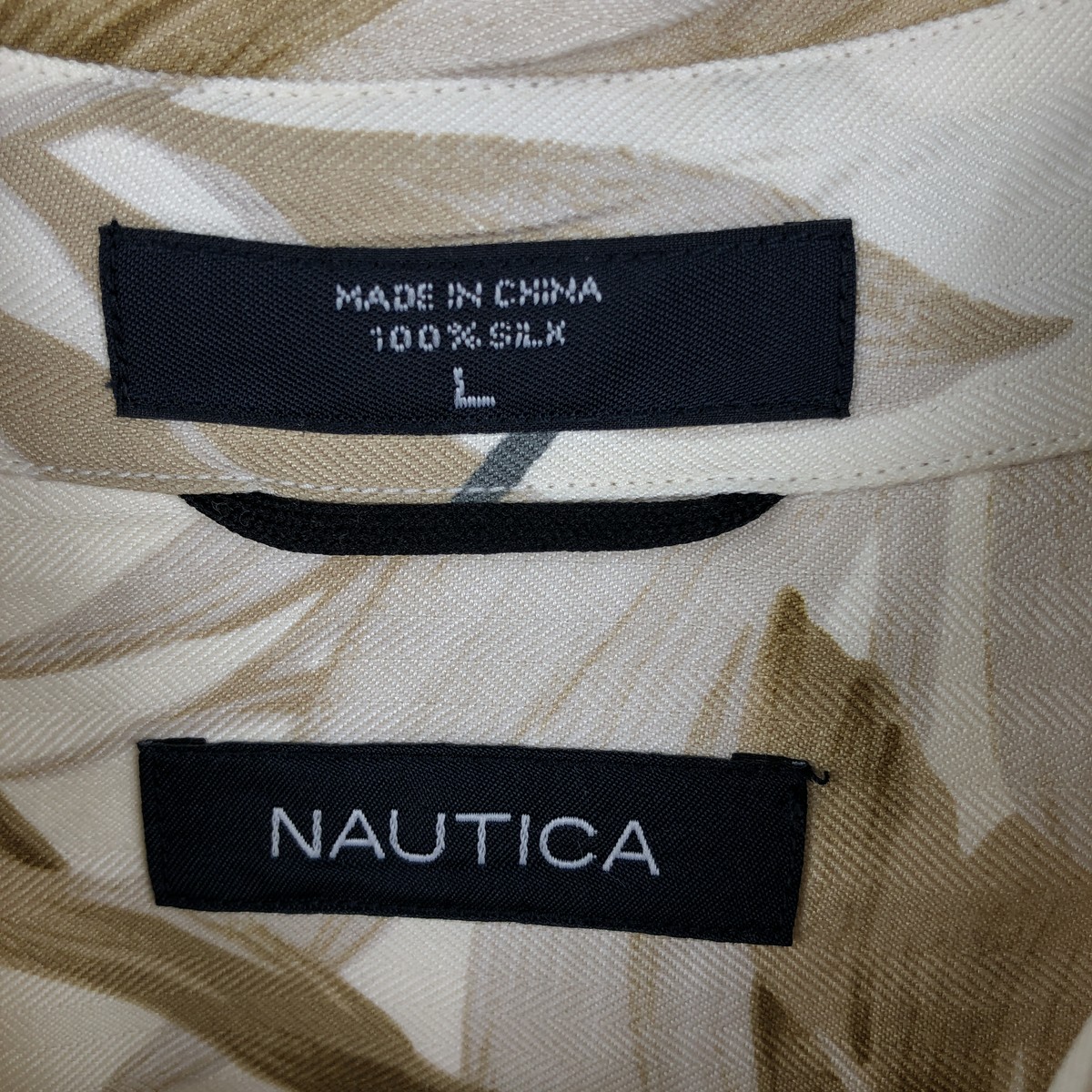 NAUTICA/ノーティカ 半袖 シルクシャツ
