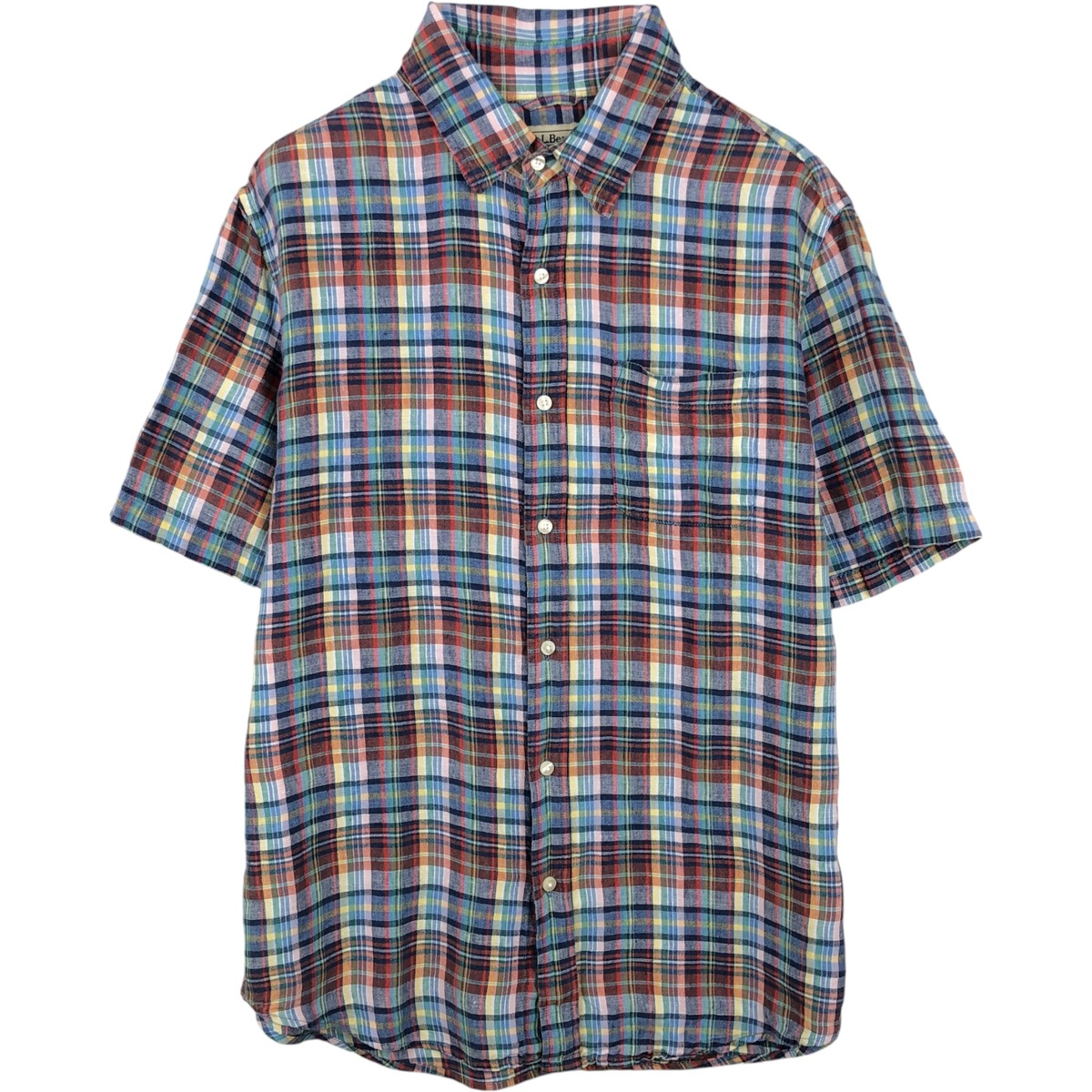 L.L.Bean/エルエルビーン 半袖 リネンシャツ